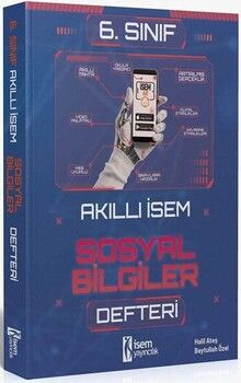 İsem Yayınları 6. Sınıf Sosyal Bilgiler Akıllı İsem Defteri