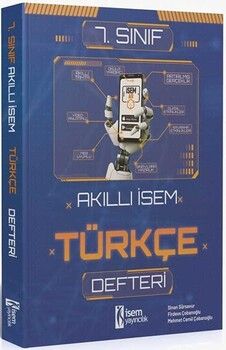 İsem Yayınları 7. Sınıf Türkçe Akıllı İsem Defteri