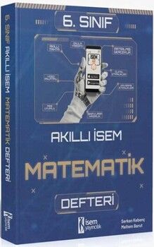 İsem Yayınları 6. Sınıf Akıllı İsem Matematik Defteri