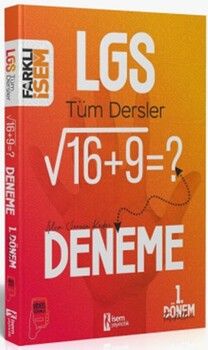 İsem Yayınları 8. Sınıf Farklı İsem 1. Dönem 5 Deneme