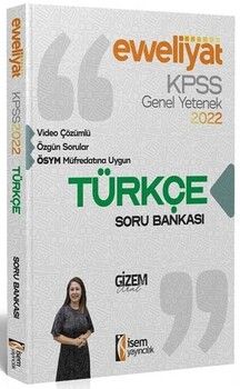 İsem Yayınları 2022 KPSS Türkçe Evveliyat Soru Bankası