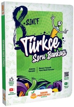 Şeker Portakalı Yayınları 8. Sınıf Türkçe Soru Bankası