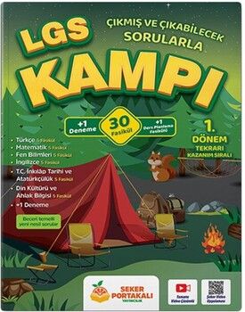 Şeker Portakalı Yayınları 8. Sınıf LGS 1. Dönem Çıkmış ve Çıkabilecek Sorular Kampı