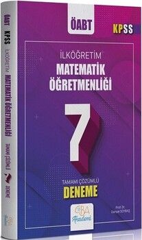 CBA Akademi ÖABT İlköğretim Matematik Öğretmenliği 7 Deneme