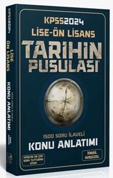 CBA Yayınları 2024 KPSS Lise Ön Lisans Tarihin Pusulası Konu Anlatımı