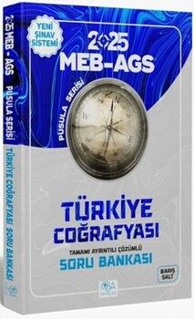 CBA Yayınları 2025 MEB AGS Türkiye Coğrafyası Çözümlü Pusula Serisi Soru Bankası