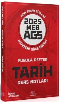 CBA Yayınları 2025 MEB AGS Tarih Pusula Defter Ders Notları