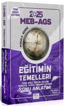 CBA Yayınları 2025 MEB AGS Eğitimin Temelleri Konu Anlatımı Pusula Serisi