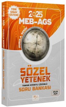 CBA Yayınları 2025 MEB AGS Sözel Yetenek Soru Bankası