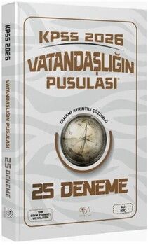 CBA Yayınları 2026 KPSS Vatandaşlık Vatandaşlığın Pusulası 25 Deneme