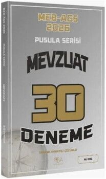 CBA Yayınları 2026 MEB AGS Mevzuat Pusula Serisi 30 Deneme