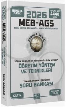 CBA Yayınları 2026 MEB AGS Eğitim Bilimleri Öğretim Yöntem ve Teknikleri Soru Bankası