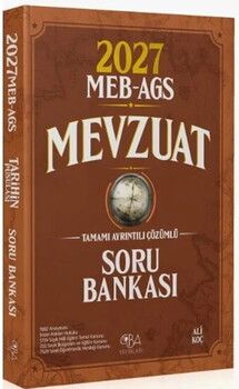 CBA Yayınları 2027 MEB AGS Mevzuat Soru Bankası