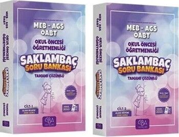 CBA Yayınları ÖABT MEB AGS Okul Öncesi Öğretmenliği Saklambaç Soru Bankası Set