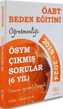 CBA Yayınları ÖABT MEB AGS Beden Eğitimi Öğretmenliği Çıkmış Sorular Son 6 Yıl Çözümlü