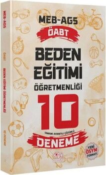 CBA Yayınları ÖABT MEB AGS BESYO Beden Eğitim Öğretmenliği 10 Deneme