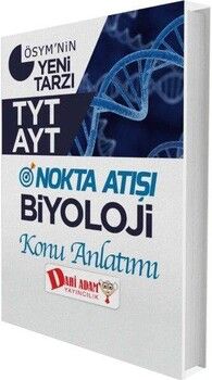 Dahi Adam Yayınları YKS TYT AYT Biyoloji Nokta Atışı Konu Anlatımı