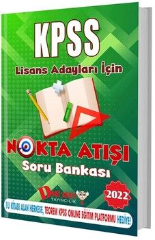Dahi Adam Yayınları 2022 KPSS Genel Yetenek Genel Kültür Nokta Atışı Soru Bankası