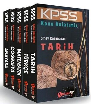 Dahi Adam Yayınları KPSS Genel Kültür Genel Yetenek Konu Anlatımlı Set