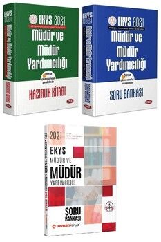 Data + Uzman Kariyer 2021 MEB EKYS Müdür ve Yardımcılığı Konu + Soru Bankası 3 lü Set