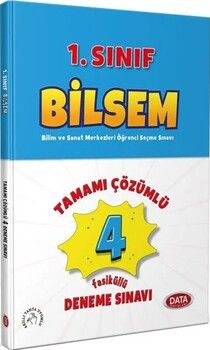 Data Yayınları 1. Sınıf Bilsem Tamamı Çözümlü Fasikül 4 Deneme Sınavı