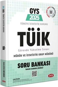 Data Yayınları 2025 GYS Türkiye İstatistik Kurumu TUİK Soru Bankası