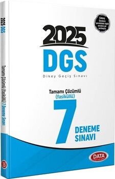  Data Yayınları 2025 DGS Tamamı Çözümlü 7 Deneme