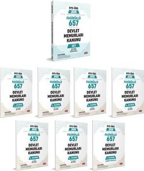 Data Yayınları 2025 GYS ÜDS Fasiküllü 657 Sayılı Devlet Memurları Kanunu Set