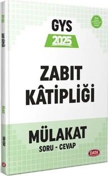 Data Yayınları 2025 GYS Zabıt Katipliği Mülakat Soru Cevap