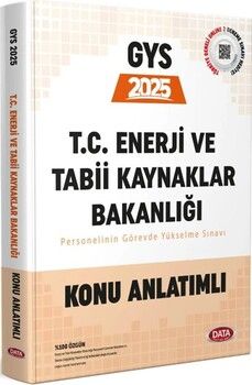 Data Yayınları 2025 GYS Enerji ve Tabii Kaynaklar Bakanlığı Hazırlık Kitabı