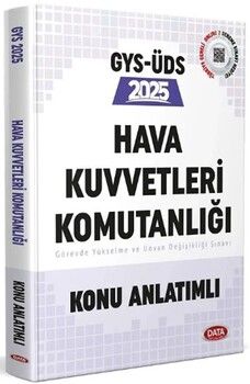 Data Yayınları 2025 GYS ÜDS Hava Kuvvetleri Komutanlığı Konu Anlatımlı