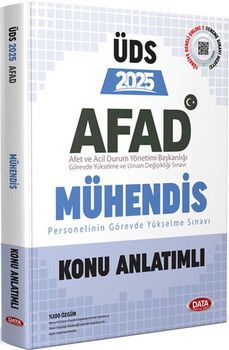 Data Yayınları 2025 ÜDS AFAD Mühendis Konu Anlatımlı