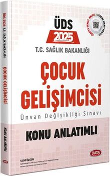 Data Yayınları 2025 ÜDS T.C. Sağlık Bakanlığı Çocuk Gelişimcisi Konu Anlatımlı