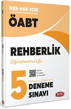 Data Yayınları 2025 ÖABT Rehberlik Öğretmenliği 5 Deneme Sınavı