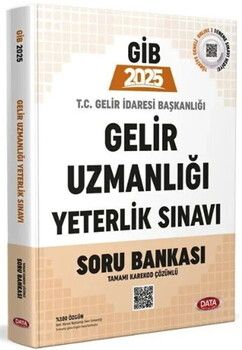 Data Yayınları 2025 GİB Gelir İdaresi Başkanlığı Gelir Uzmanlığı Yeterlilik Sınavı Soru Bankası