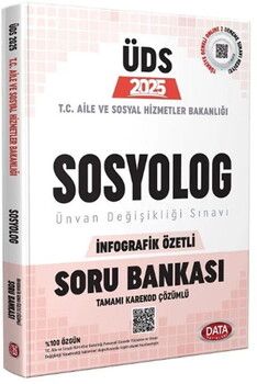 Data Yayınları 2025 GYS ÜDS Aile ve Sosyal Hizmetler Bakanlığı Sosyolog Soru Bankası