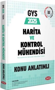 Data Yayınları 2025 GYS Tapu Ve Kadastro Genel Müdürlüğü Harita Ve Kontrol Mühendisi Unvan Değişikliği Sınavı Konu Anlatımlı