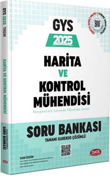 Data Yayınları 2025 GYS Tapu Ve Kadastro Genel Müdürlüğü Harita Ve Kontrol Mühendisi Unvan Değişikliği Sınavı Soru Bankası