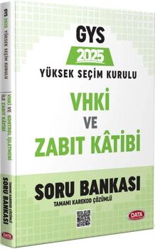 Data Yayınları 2025 GYS Yüksek Seçim Kurulu VHKİ ve Zabıt Kâtibi Soru Bankası