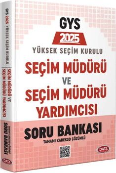 Data Yayınları 2025 GYS Yüksek Seçim Kurulu Seçim Müdürü Soru Bankası