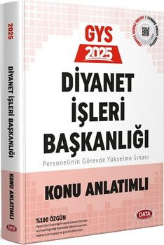 Data Yayınları 2025 Diyanet İşleri Başkanlığı Personelin Görevde Yükselme Sınavı Konu Anlatımlı