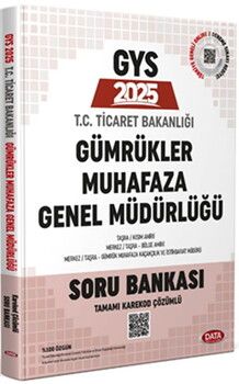 Data Yayınları 2025 GYS T.C. Ticaret Bakanlığı Gümrükler Muhafaza Genel Müdürlüğü Soru Bankası