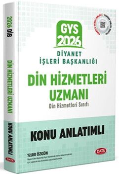 Data Yayınları 2026 Diyanet İşleri Başkanlığı Din Hizmetleri Uzmanı Konu Anlatımlı
