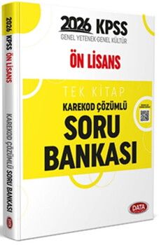 Data Yayınları 2026 KPSS Ön Lisans Soru Bankası Çözümlü Tek Kitap