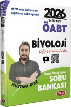 Data Yayınları 2026 MEB AGS ÖABT Biyoloji Öğretmenliği Tamamı Video Çözümlü Soru Bankası