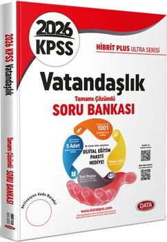 Data Yayınları 2026 KPSS Vatandaşlık Hibrit Plus Ultra Serisi Soru Bankası