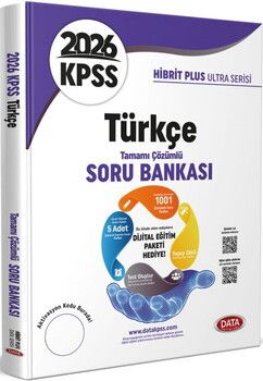 Data Yayınları 2026 KPSS Türkçe Hibrit Plus Ultra Serisi Soru Bankası