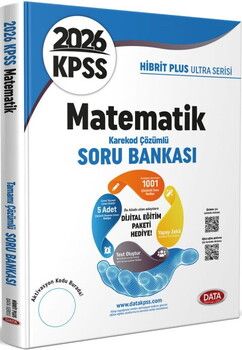 Data Yayınları 2026 KPSS Matematik Hibrit Plus Ultra Serisi Soru Bankası