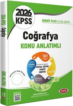 Data Yayınları 2026 KPSS Coğrafya Hibrit Plus Ultra Serisi Konu Anlatımlı
