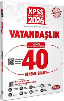 Data Yayınları 2026 KPSS Vatandaşlık Ultra 40 Deneme